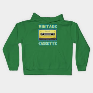 vintage cassette Kids Hoodie